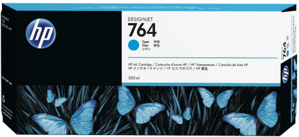 Original HP 764 300-ml Cyan Designjet Ink Cartridge | C1Q13A