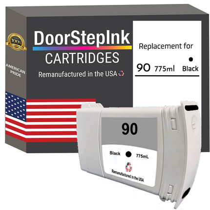 HP 90 (C5059A) 775mL Black Ink Cartridges