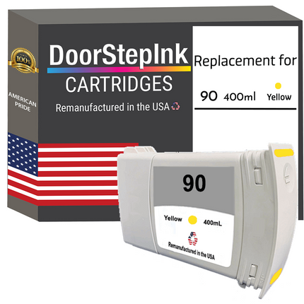 HP 90 (C5065A) 400mL Yellow Ink Cartridges