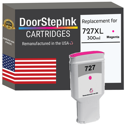HP (F9J77A ) 727XL 300ML Magenta Ink Cartridges