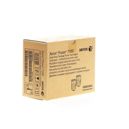 Original Xerox PHASER 7100 High Yield Cyan Toner Cartridge, 106R02602