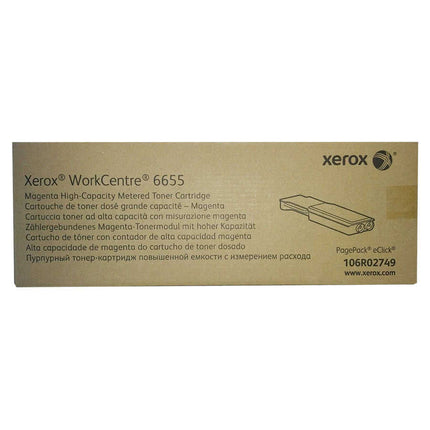 Original Xerox WORKCENTRE 6655 High Yield Magenta Toner Cartridge, 106R02749