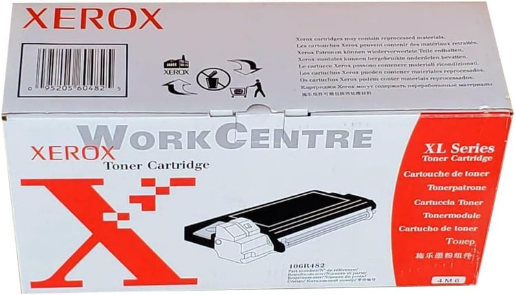 Original Xerox WORKCENTRE XL Standard Yield Black Toner Cartridge, 106R482