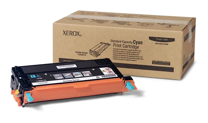 Original Xerox 113R00719 Standard Yield Cyan Toner Cartridge