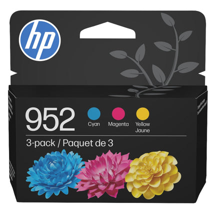 New Genuine HP 952 Cyan, Magenta, Yellow Ink Cartridge