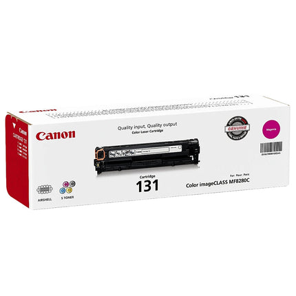 Original Canon 131 Standard-Yield Magenta Toner Cartridge, 6270B001