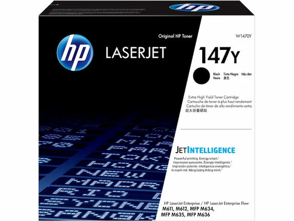 Original HP 147Y Extra High Yield Black Toner Cartridge, W1470YC