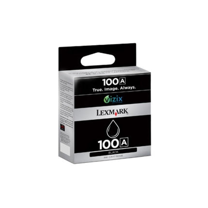 Lexmark 100 Standard-Yield Black Inkjet Cartridge, 14N0918