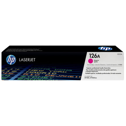 Original HP 126A Standard Yield Magenta Toner Cartridge, CE313A (1000 Pages)