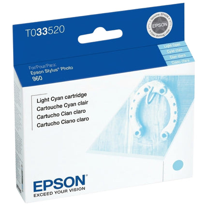 Original Epson T0335 Standard-Yield Ligh Cyan Ink Cartridge, T033520