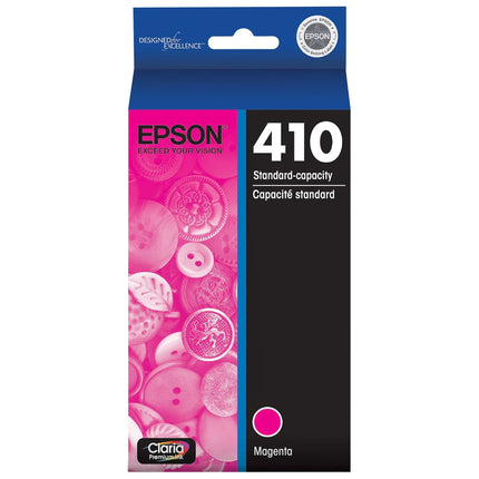 Epson 410 Claria Premium Standard Magenta Ink Cartridge, T410320-S