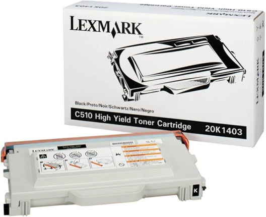Orignal Lexmark 20K1403 High Yield Black Toner Cartridge