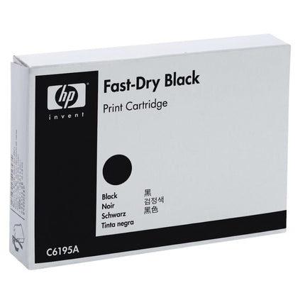 New HP C6195A Fast Dry Black Ink Cartridges