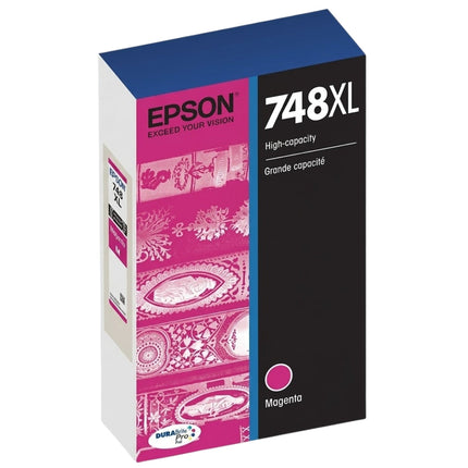 Epson 748XL High-Yield Magenta DURABrite Pro Ink Cartridge, T748XL320