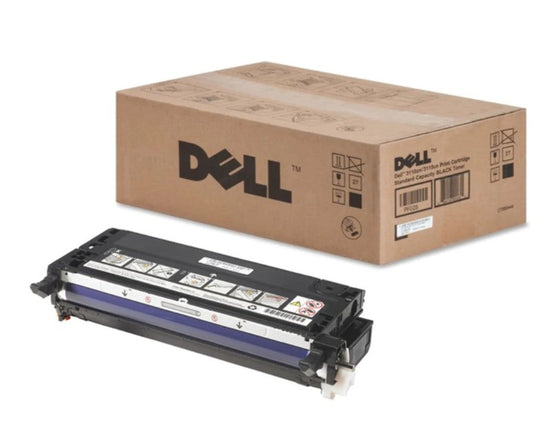 Genuine Dell 3110cn/3115cn Standard Yield Black Laser Toner Cartridge, PF028