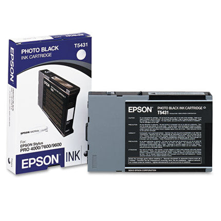 Original Epson T5431 Photo Black Ink Cartridge