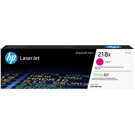 Original HP 218X High-Yield Magenta Toner Cartridge, W2183X