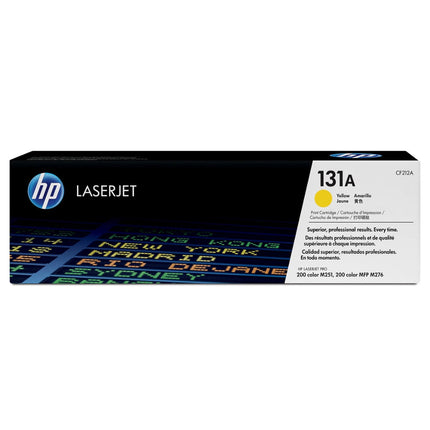Genuine HP 131A Standard-Yield Yellow Laser Toner Cartridge, CF212A