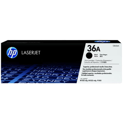 Original HP 36A High Yield Black LaserJet Toner Cartridge
