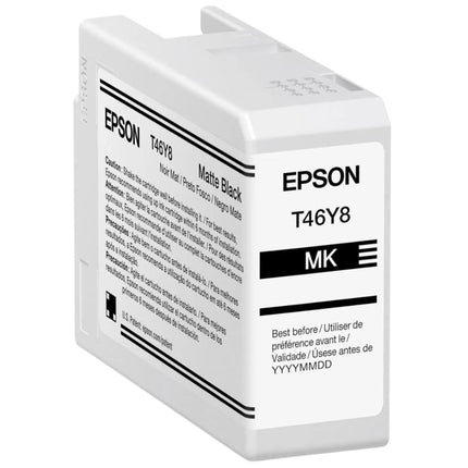Original Epson T46Y8 Standard Yield Matte Black Ink Cartridge