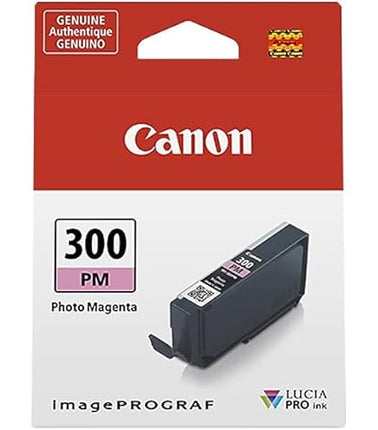 Original Canon PFI-300 Standard Yield Photo Magenta Ink Cartridge, 4195C002