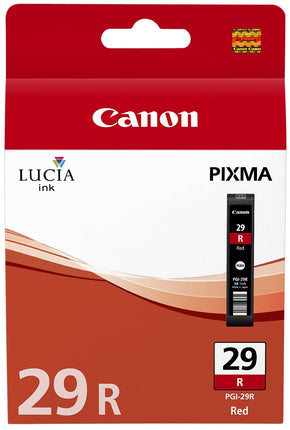 Original Canon PGI-29 Standard Yield Red Ink Cartridge, 4878B001