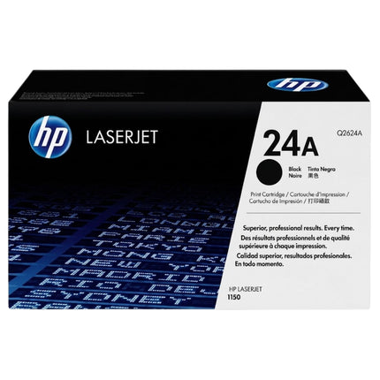 HP 24A Standard-Yield Black Toner Cartridge, Q2624A