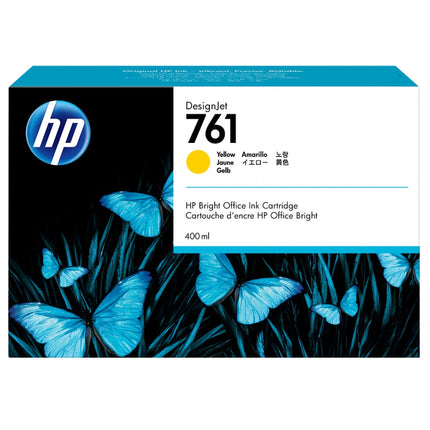 HP 761 400mL (CM992A) Yellow Ink Cartridge