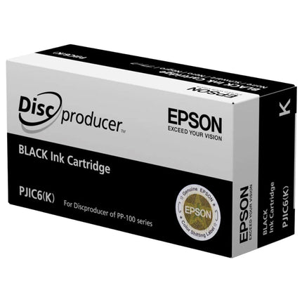 Genuine Epson PJIC6-K High-Yield Black Ink Cartridge