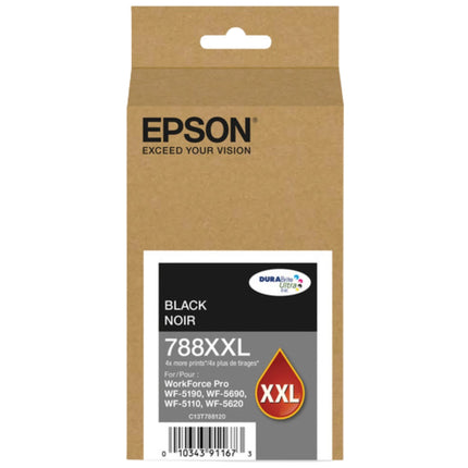 Original Epson 788XXL Extra High Yield Black Ink Cartridge, C13T788120