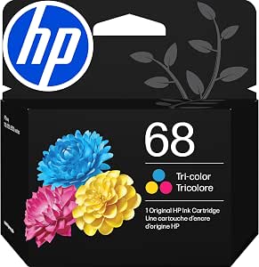 Original HP 68 Standard Yield Tri-Color Ink Cartridge, 7FP20T