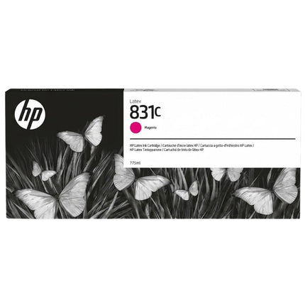Original HP 831C 775-ml High Yield Magenta Latex Ink Cartridge, CZ696A