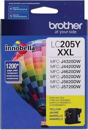 Brother LC205XXL Extra High Yield Yellow Ink Cartridge