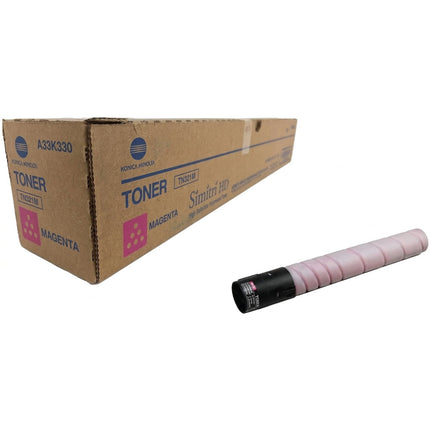 Original Konica Minolta TN321M Standard Yield Magenta Toner Cartridge, A33K330