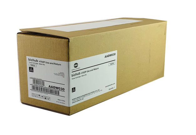 Original Konica Minolta TNP53 High Yield Black Toner Cartridge, AADW030