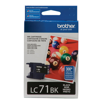 Original Brother LC71 Standard Yield Black Ink Cartridge