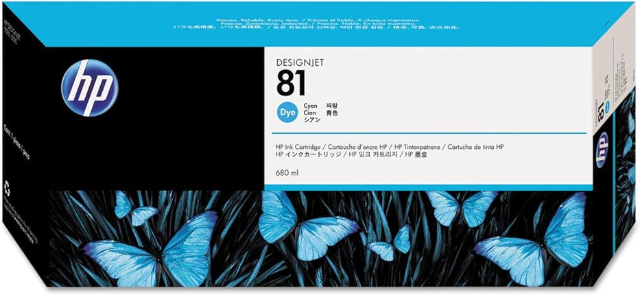 Original HP 81 Cyan (C4931A) Ink cartridge