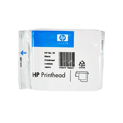 Genuine HP 81 Black Printhead ONLY DesignJet Ink Cartridge, C4950A