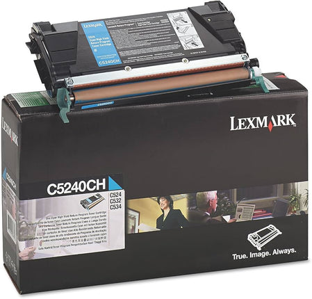 Original Lexmark C5240CH High Yield Cyan Toner Cartridge