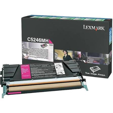 Original Lexmark C5246MH High Yield Magenta Toner Cartridge