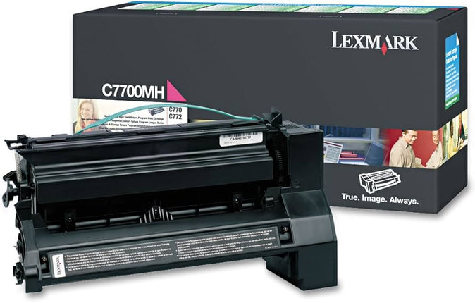 Genuine Lexmark C7700MH High Yield Magenta Toner Cartridge