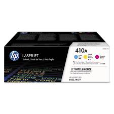 Original HP 410A Standard Yield Tri-Color Toner Cartridge, CF251AM