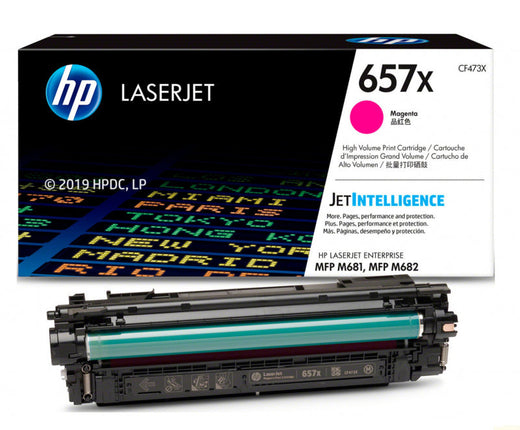 Original HP 657X High Yield Magenta Toner Cartridge, CF473X