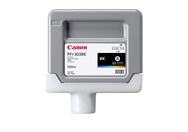 Canon PFI-303 330ML Black Ink Cartridge, 2958B001AA