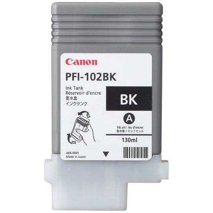 Canon PFI-102 130mL Black Ink Cartridge