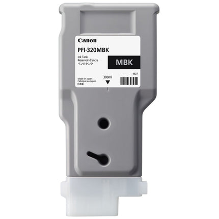 Canon PFI-320MBK 300ml High-Yield Matte Black Ink Cartridge, 2889C001AA
