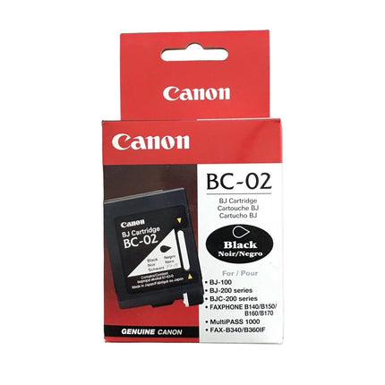 Original Canon BC-02 Black Ink Cartridge