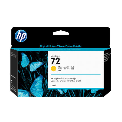 HP 72 130-ml (C9373A) Yellow DesignJet Ink Cartridge