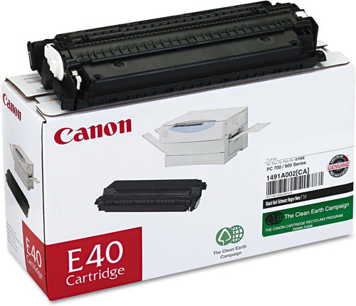 Genuine Canon E40 High Yield Black Toner Cartridge, 1491A002AA