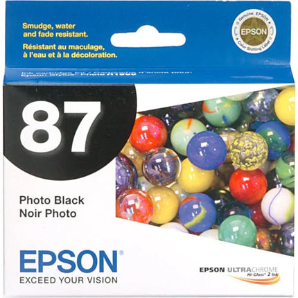 Original Epson 87 (T0871) Photo Black Ink Cartridge